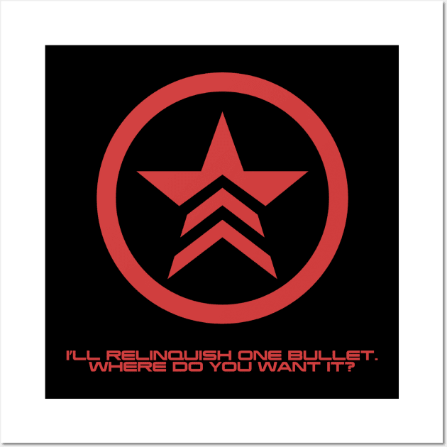 Commander Shepard Renegade Quote | Mass Effect Quote Wall Art by threadbaregaming